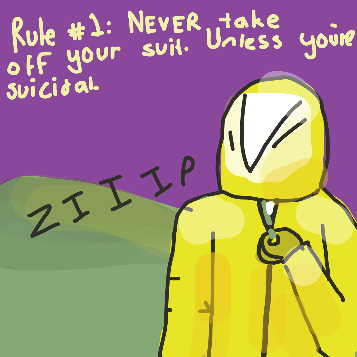 Drawing in 3 easy tips to surviving a nuclear holocaust by unfortunate fool