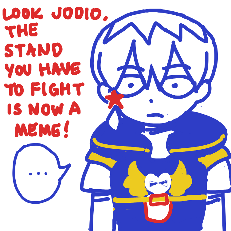 Drawing in SOMETHING SIMPLE DRAWN IN JOJO STYLE 2 by nooz