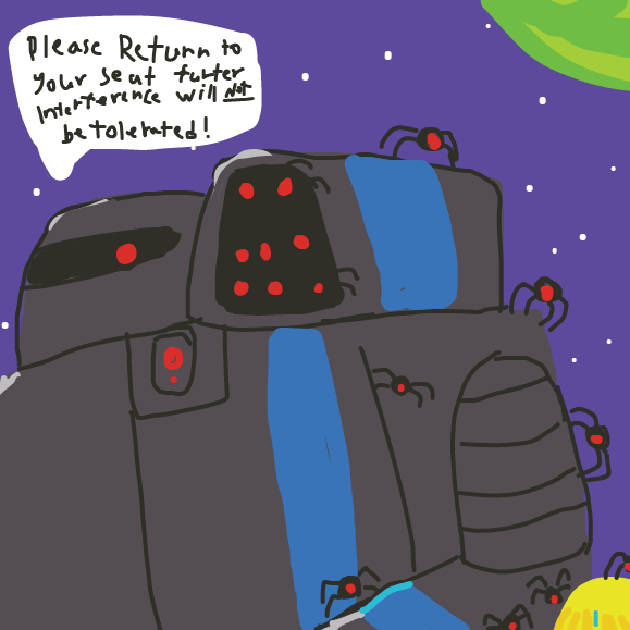Get your DBZ out of my Battletech... please - Online Drawing Game Comic Strip Panel by Derren