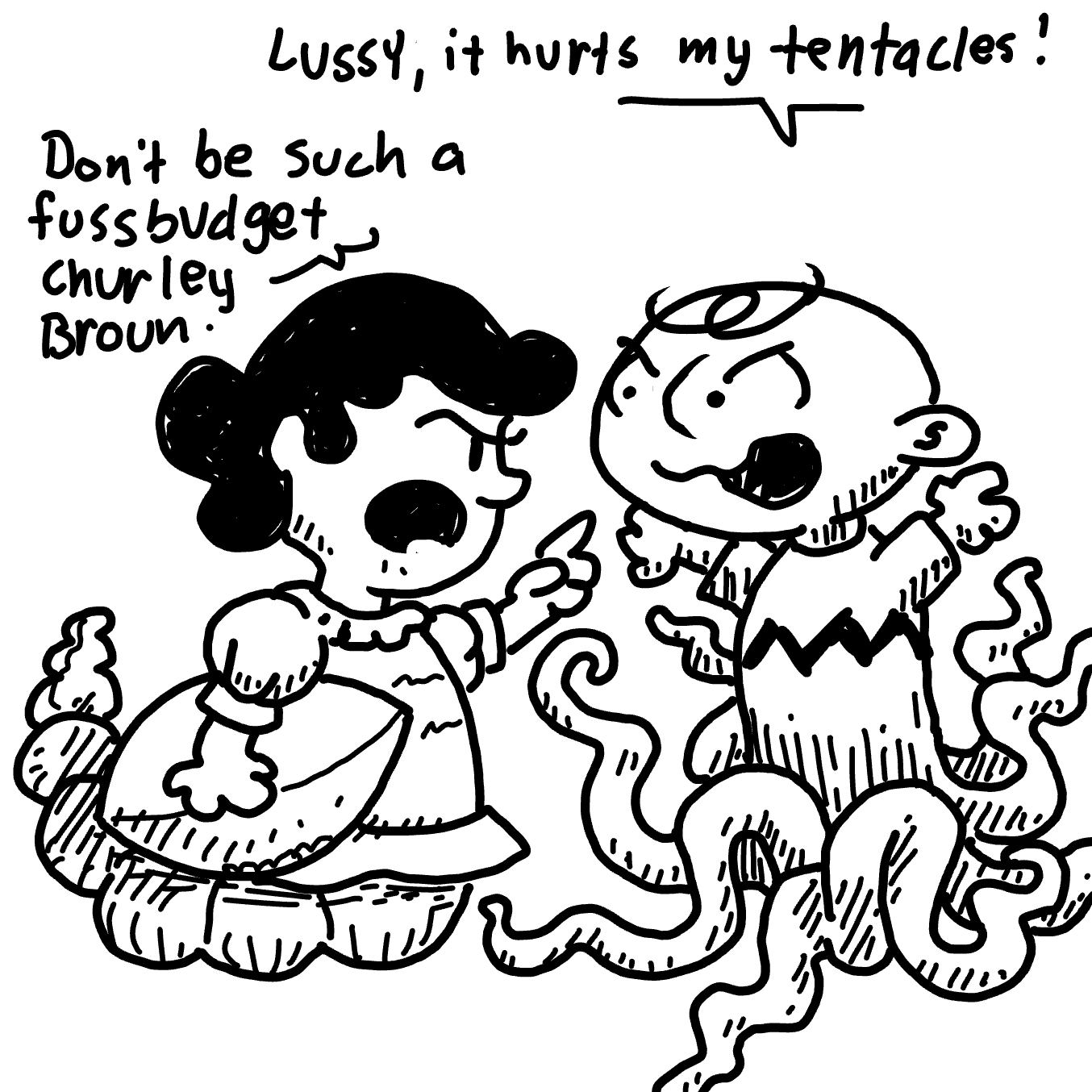 Drawing in Churley Broun by Wizard Croissant