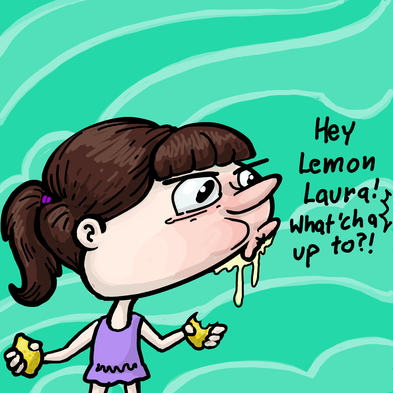 Drawing in Lemon Laura by Wizard Croissant