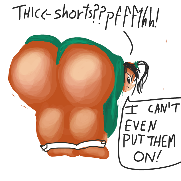 Drawing in Shorts by Vytron