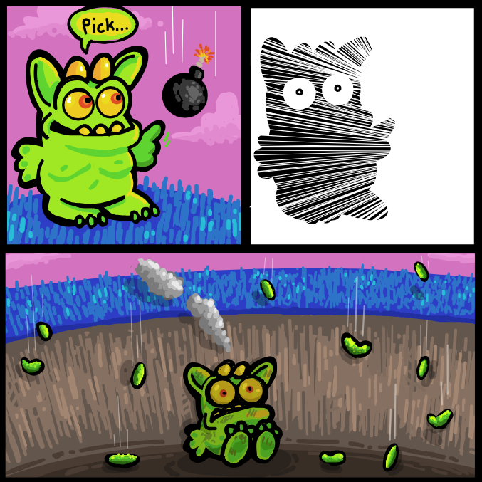  - Online Drawing Game Comic Strip Panel by 🔲