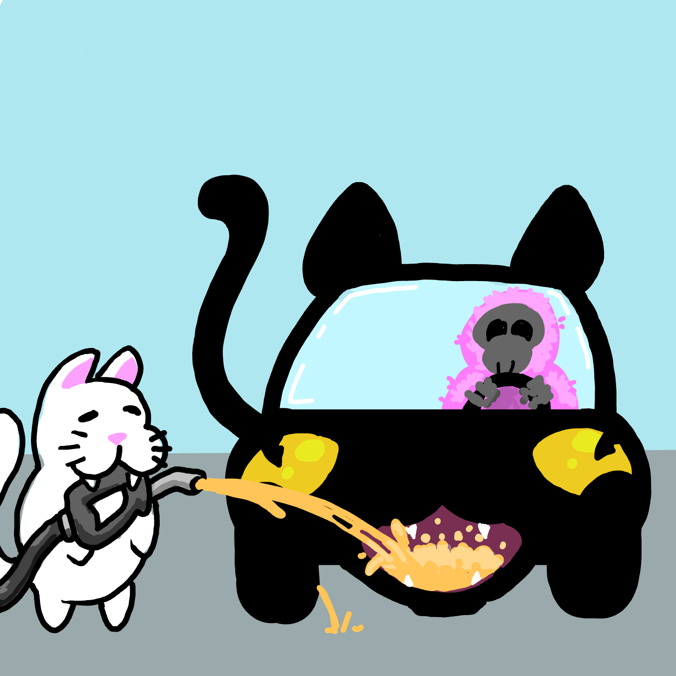  - Online Drawing Game Comic Strip Panel by Wizard Croissant
