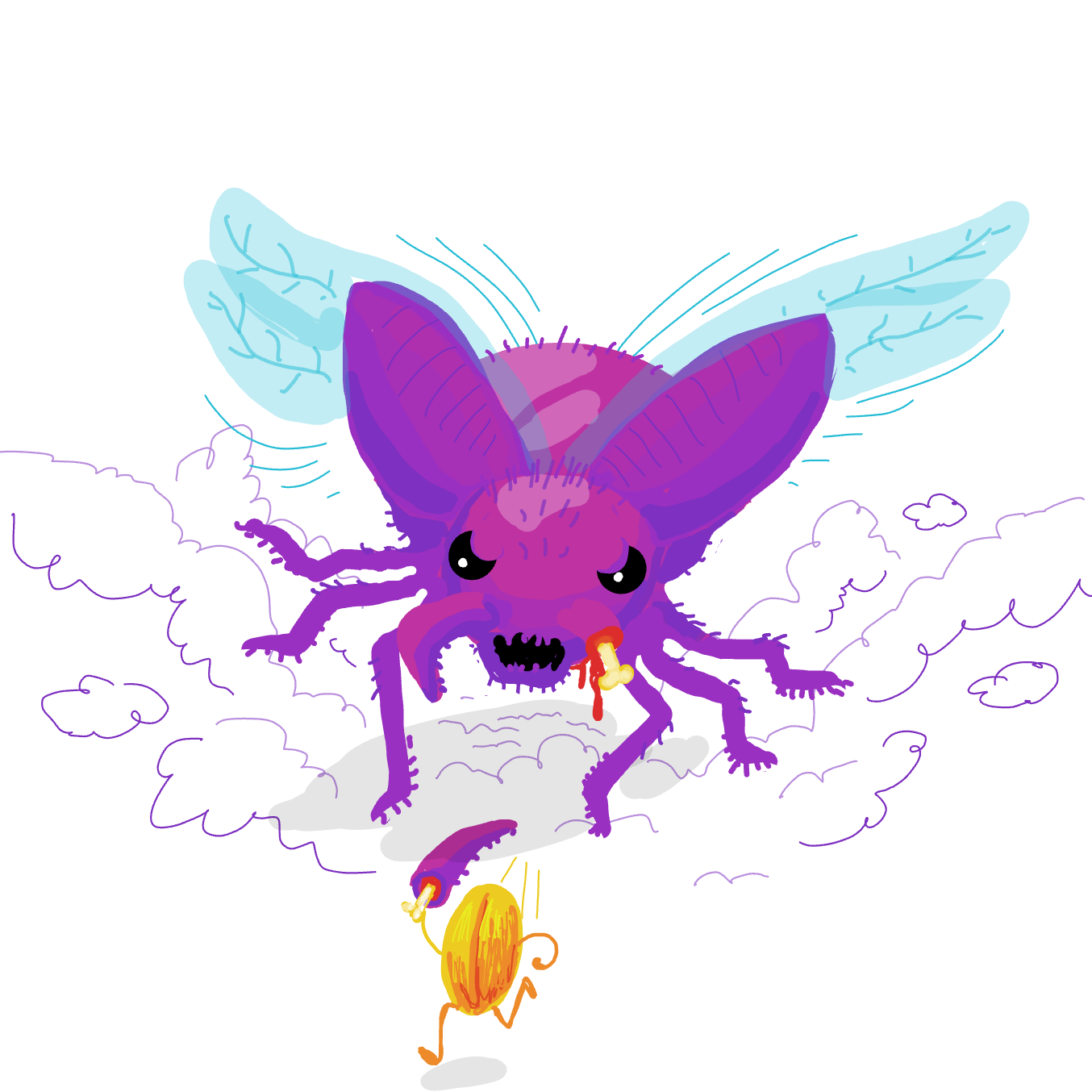 Drawing in Nutty Tales by Wizard Croissant