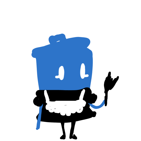 Drawing in Bin Maid by SeanTrunks