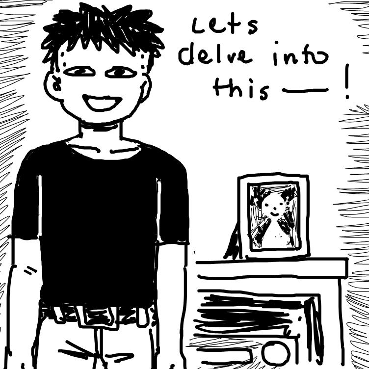 Drawing in Last chance to look at me Hector :) by nooz