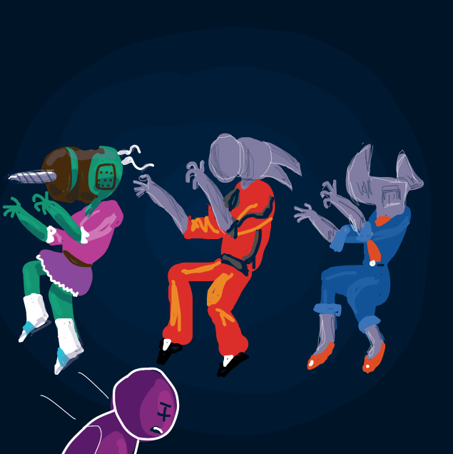 Drawing in Sheer Heart Attack by Vytron