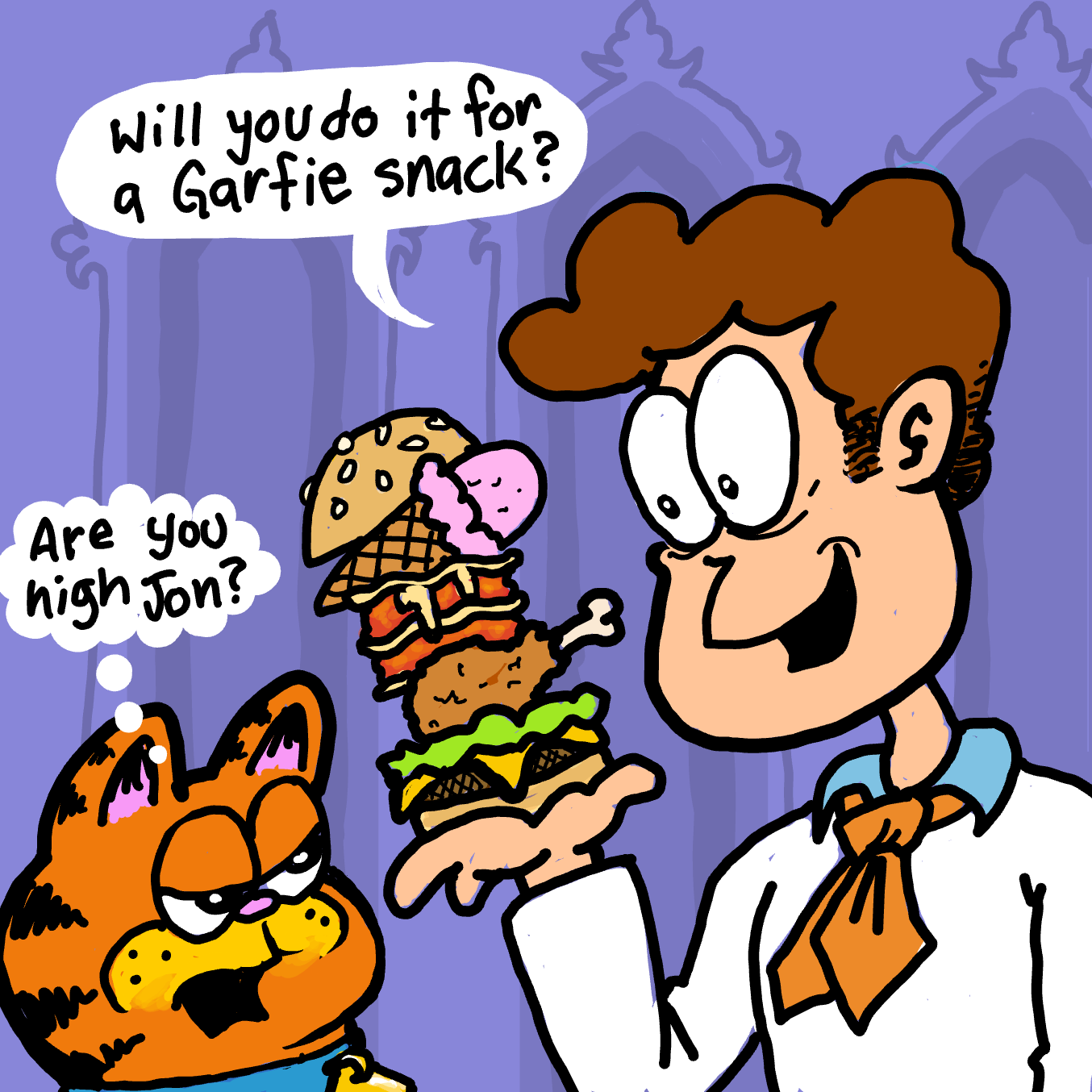 Drawing in Garfy Fieldy Doo by Wizard Croissant