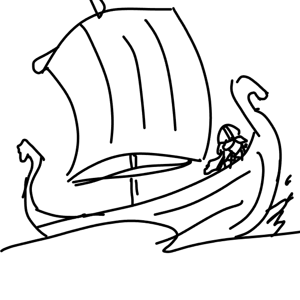 Drawing in Viking Voyage by SeanTrunks