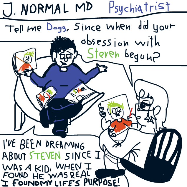 Drawing in Oh, by the way, which one's Steve? by Vytron