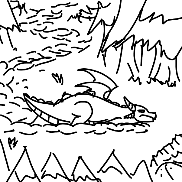 Drawing in Drag Dragon by SeanTrunks