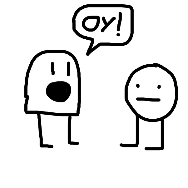 First panel in Low Effort Stories drawn in our free online drawing game