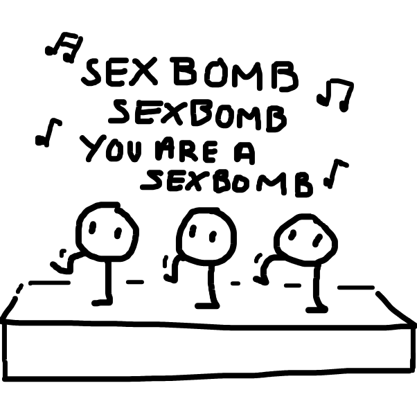 First panel in Tom Jones Hitmix drawn in our free online drawing game