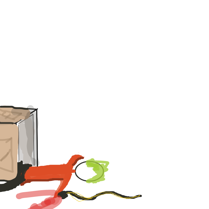 Drawing in Crate by NINJA FARTLE