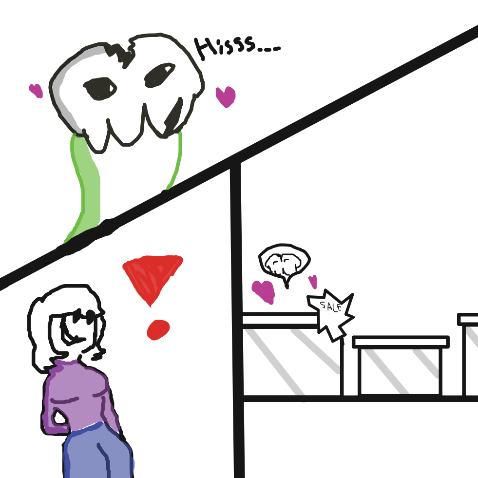 Drawing in An exotic pet store. by LizardPie34