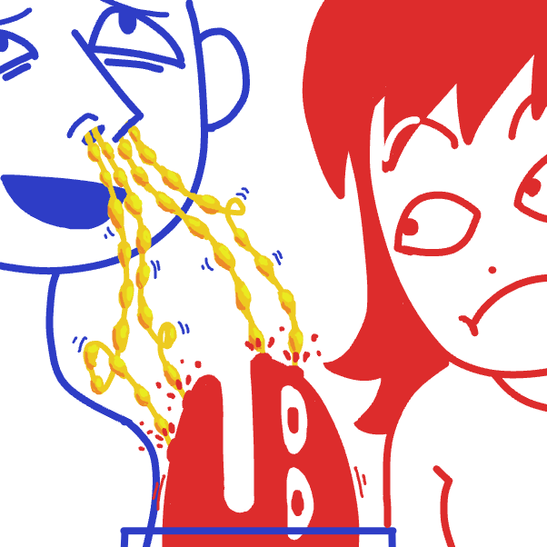 Drawing in long nose hair + lag by SeanTrunks