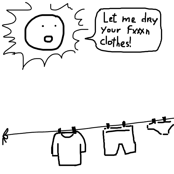 the sun at large - Online Drawing Game Comic Strip Panel by The Real Peyocay