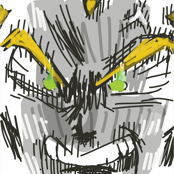 Drawing in A Higher Power 2: Would Super Jesus do this? by pewpew