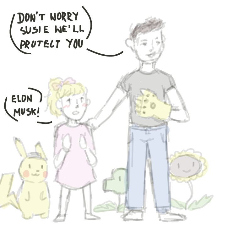 It's really hard to draw a realistic Elon ;^;)
But i tried lol
These are the best dank memes in my opinion - Online Drawing Game Comic Strip Panel by EdamameBean