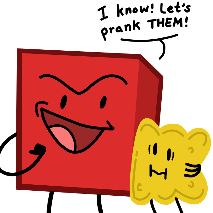 Drawing in Blocky Bfdi by 🔲