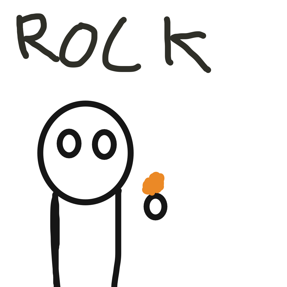 Rock/earth - Online Drawing Game Comic Strip Panel by Jack