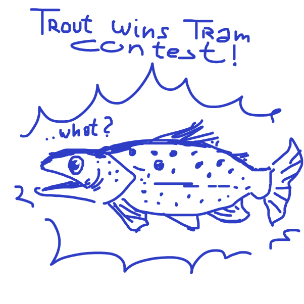 Drawing in Tram contest by The Real Peyocay