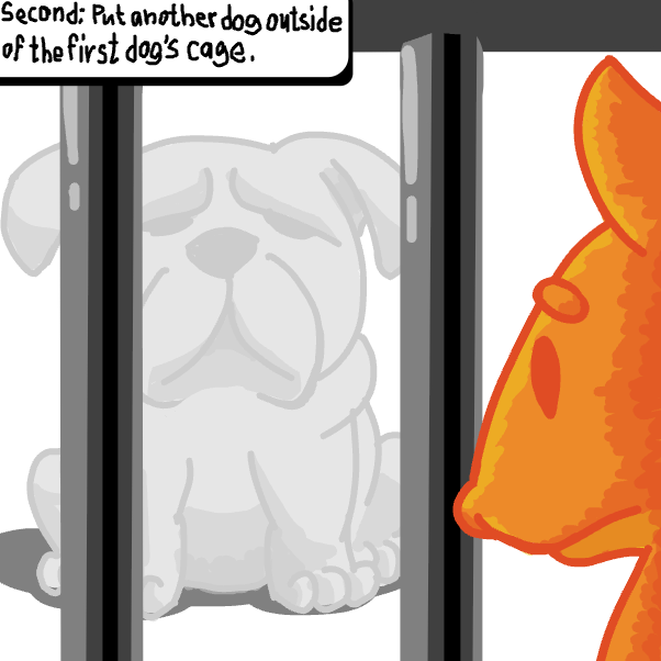 Drawing in Dog Torture Device by SeanTrunks