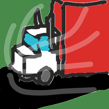 Drawing in the truck that wouldnt stop by 54OSiD