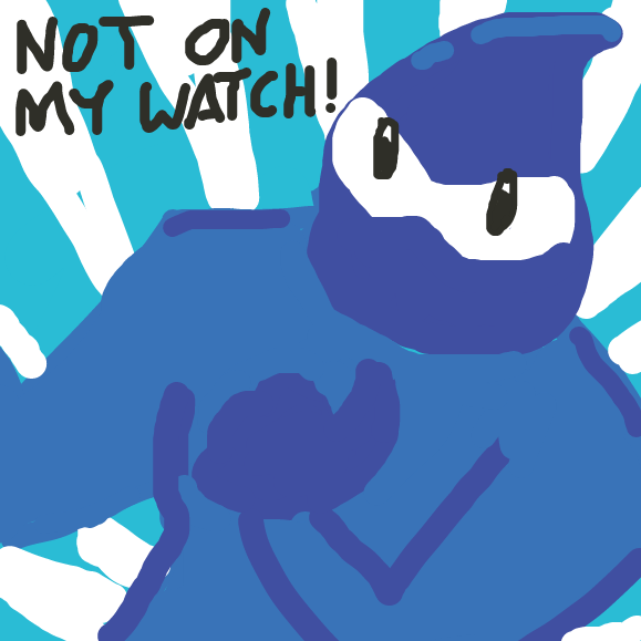 Drawing in The absolute worst hero by Just Alex