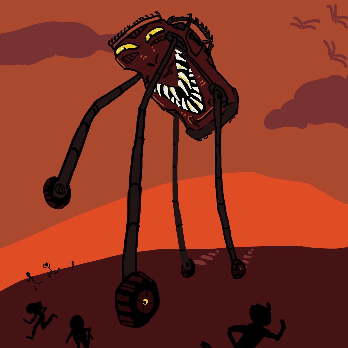 Drawing in Monster Trucks by Buzzinski