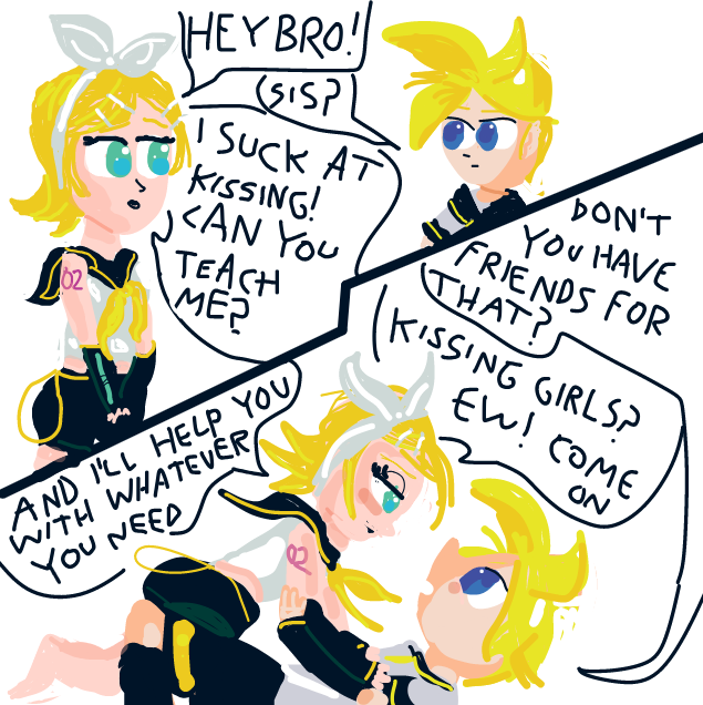 Drawing in Rin & Len by Vytron