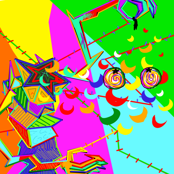  - Online Drawing Game Comic Strip Panel by Robro