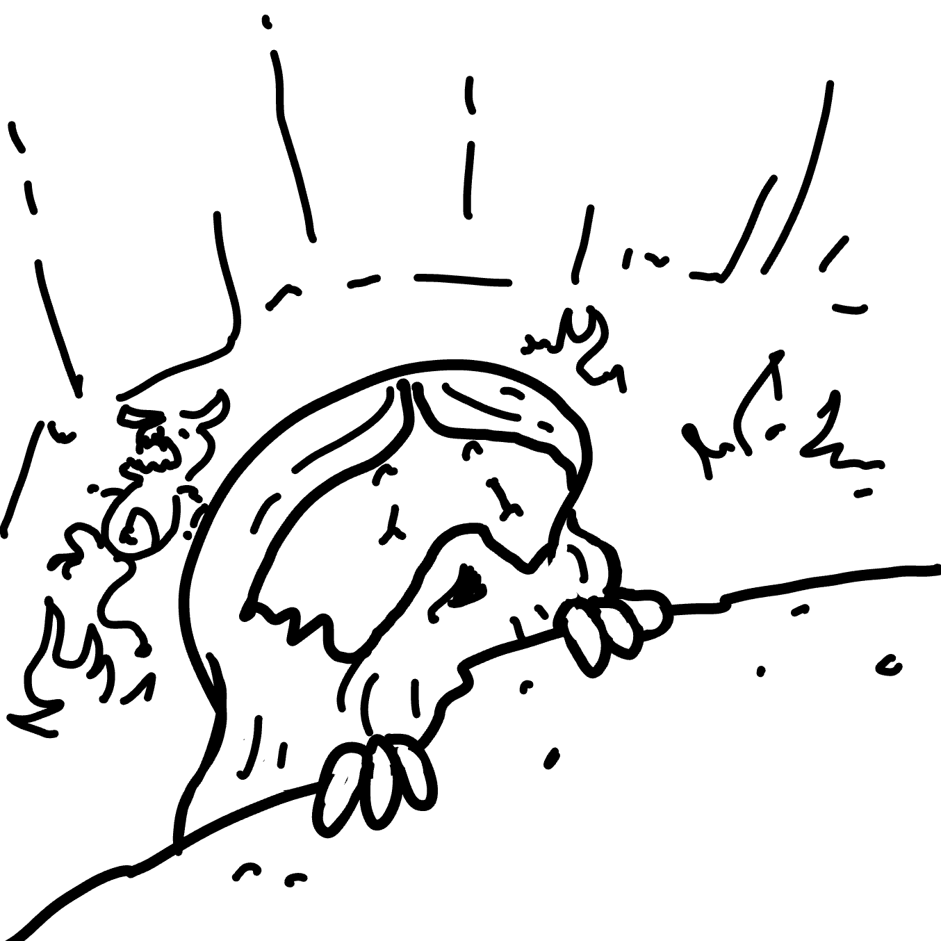Drawing in Low Effort Theater: Lord of the Rings by Wizard Croissant