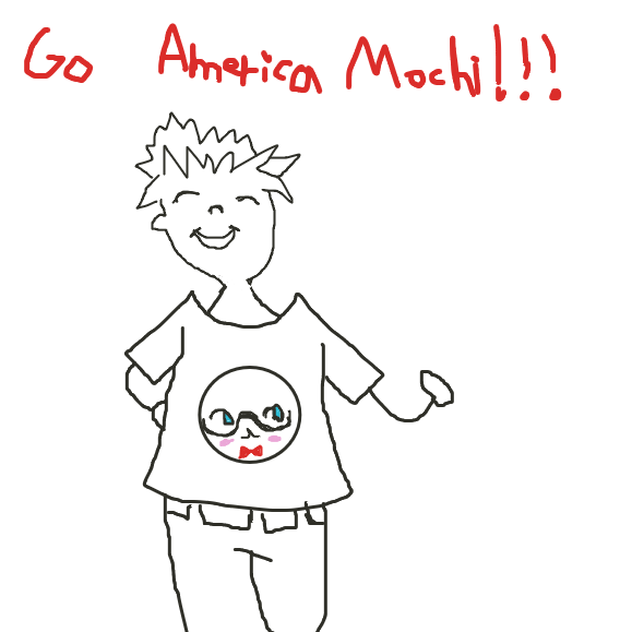 Drawing in America Mochi by LizardPie34