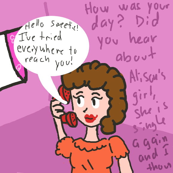 Mom can always find you - Online Drawing Game Comic Strip Panel by YellowSheep