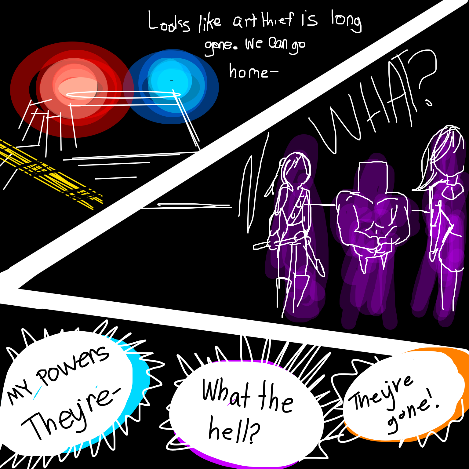  - Online Drawing Game Comic Strip Panel by Juleefish 
