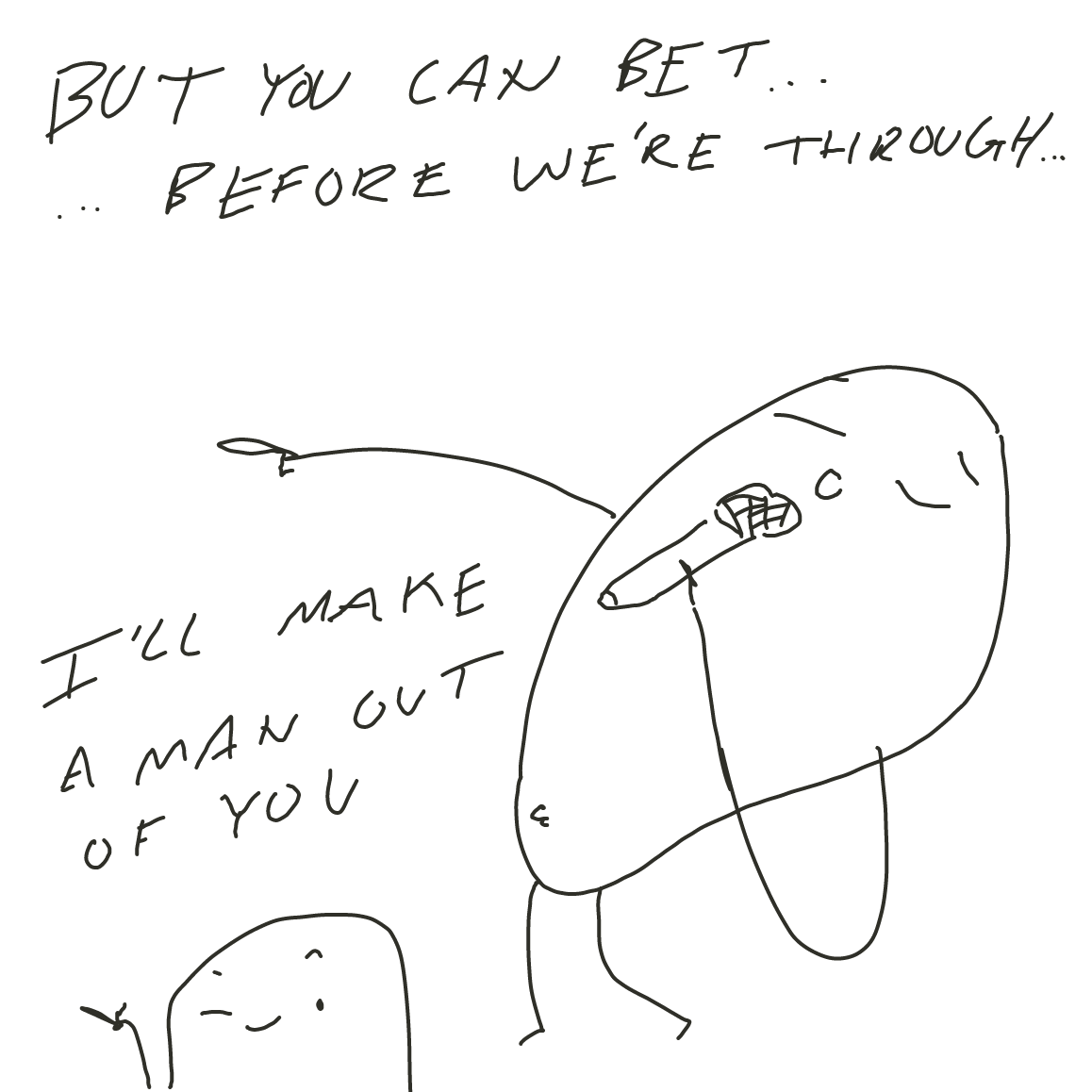  - Online Drawing Game Comic Strip Panel by Potato Man