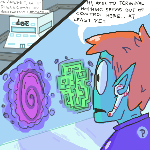 Drawing in D.O.T Chronicles by Painterjosh