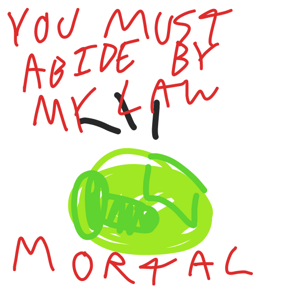 Toy Thing: YOU MUST ABIDE BY MY LAW, MORTAL - Online Drawing Game Comic Strip Panel by ideasflyingaway
