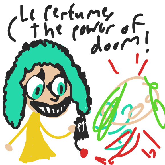 Drawing in Le Perfume by ideasflyingaway