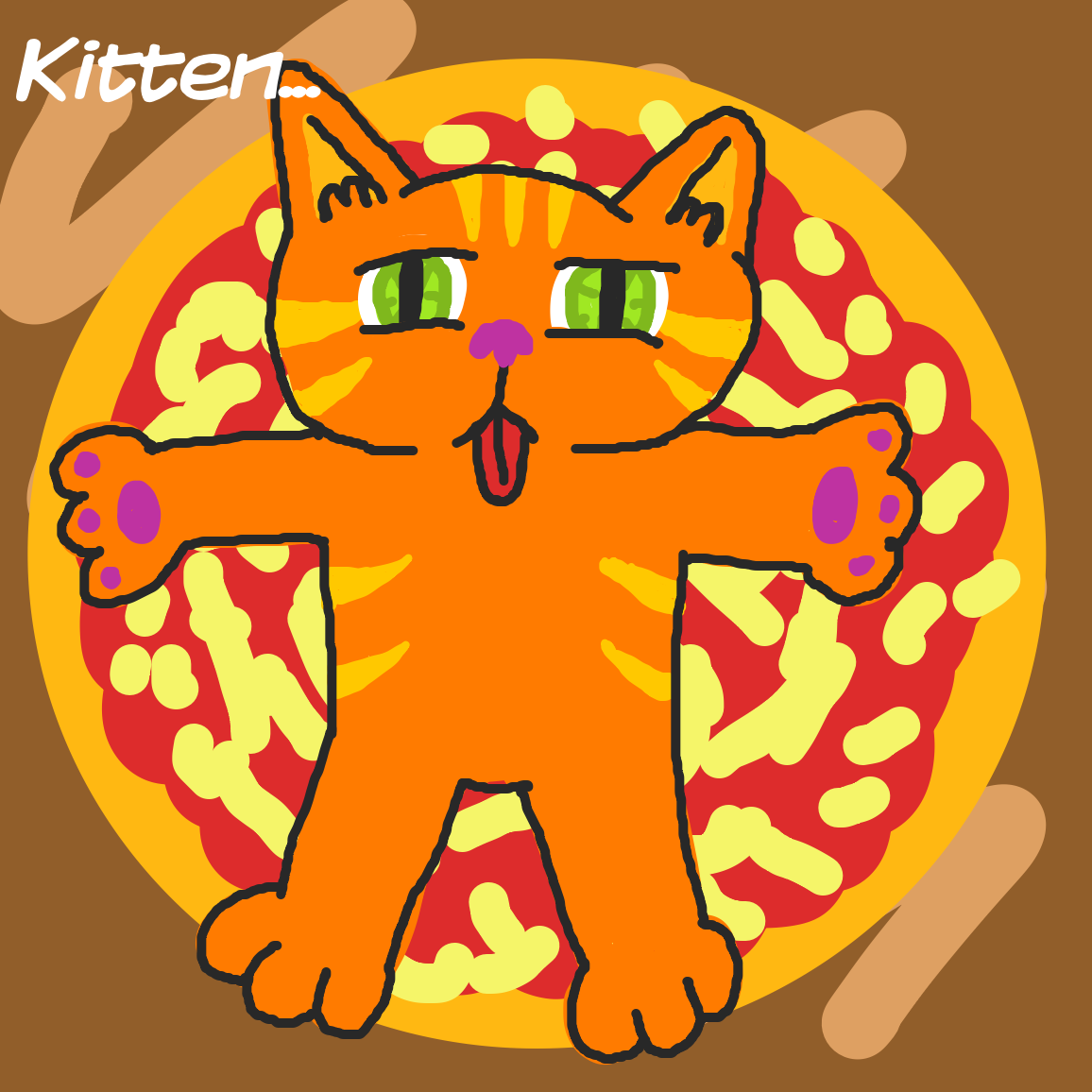 Drawing in Cooking pizza... by joshyouart