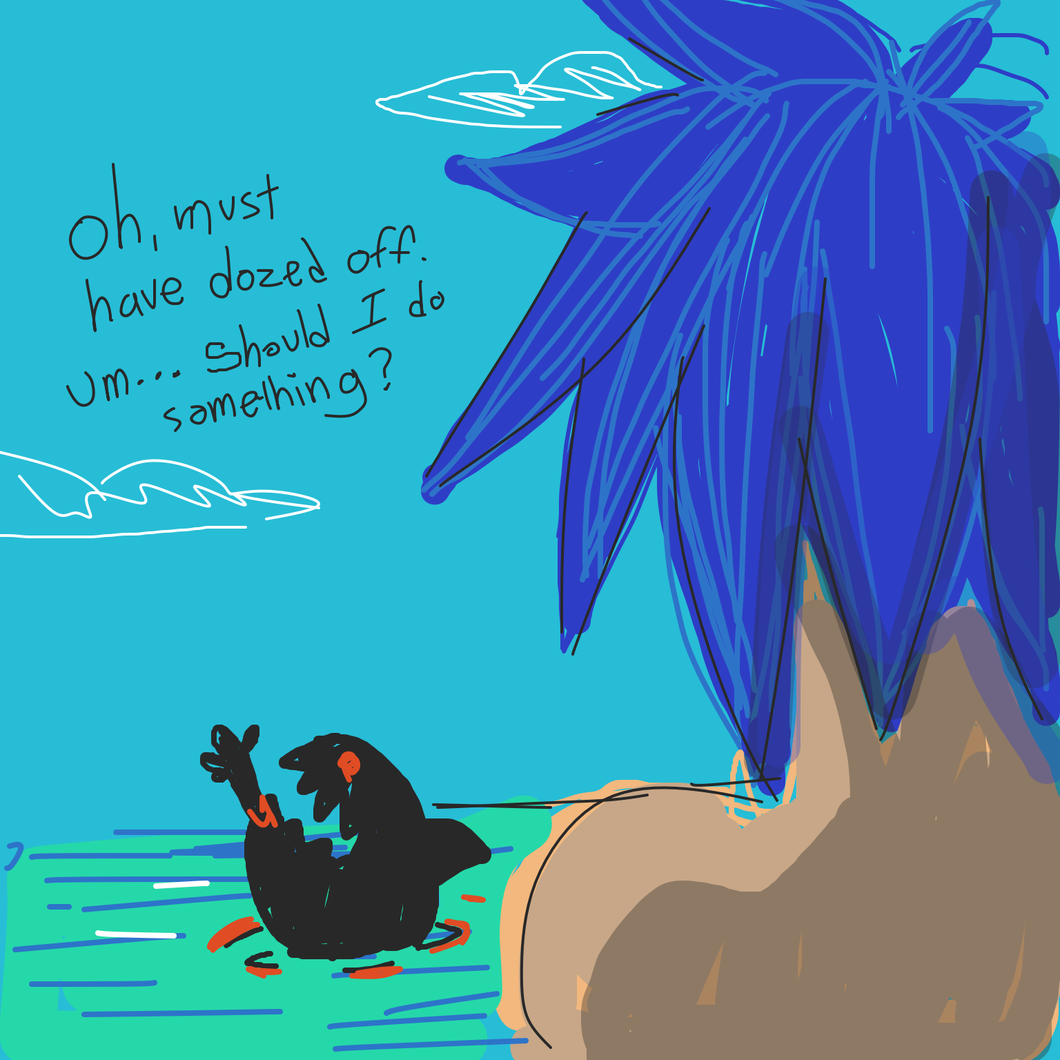  - Online Drawing Game Comic Strip Panel by Juleefish 