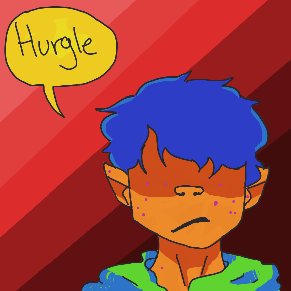 idk what hurgle means. what do you think? - Online Drawing Game Comic Strip Panel by polar
