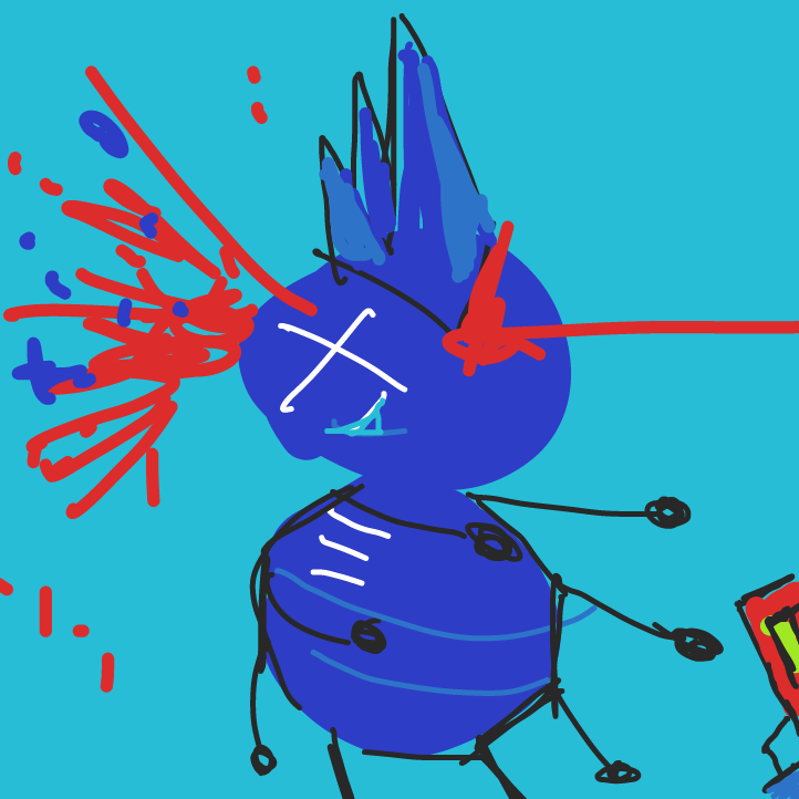 Drawing in Journey of Beetle pt#3 by pewpew