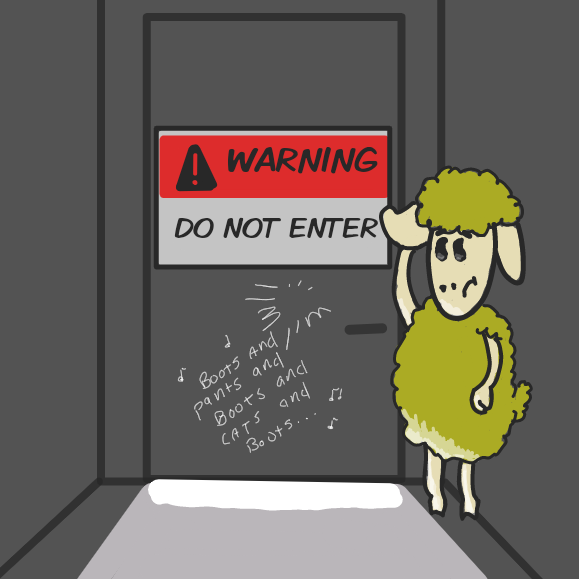 Drawing in Warning! by WizardCroissant