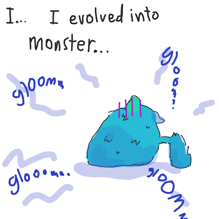 saddened - Online Drawing Game Comic Strip Panel by KringlePringles