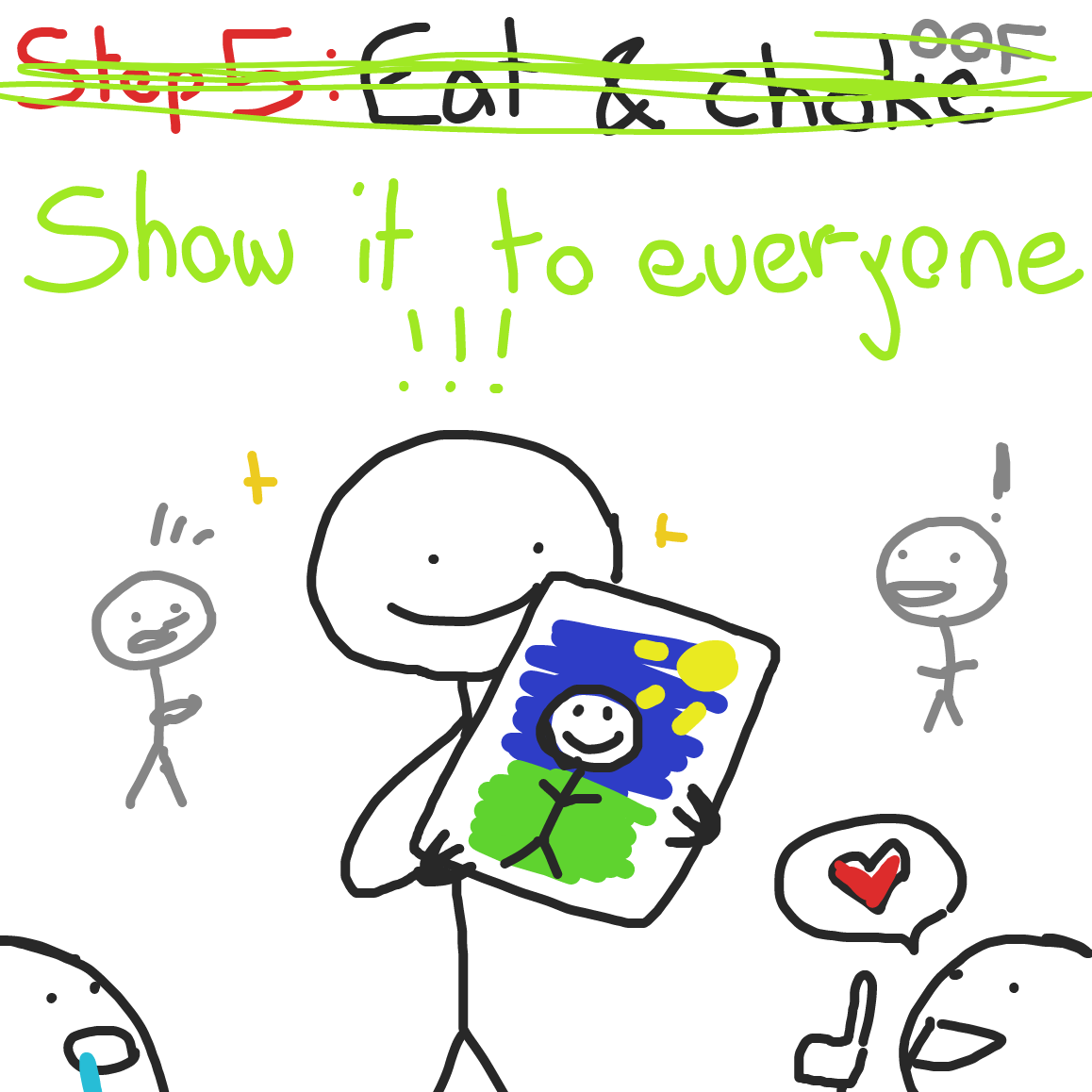 eat and yeet - Online Drawing Game Comic Strip Panel by spacefoxigirl7