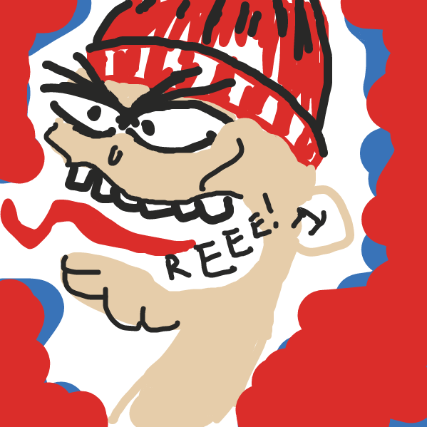 Drawing in Reeeeeeeeeeeeeee by a leek