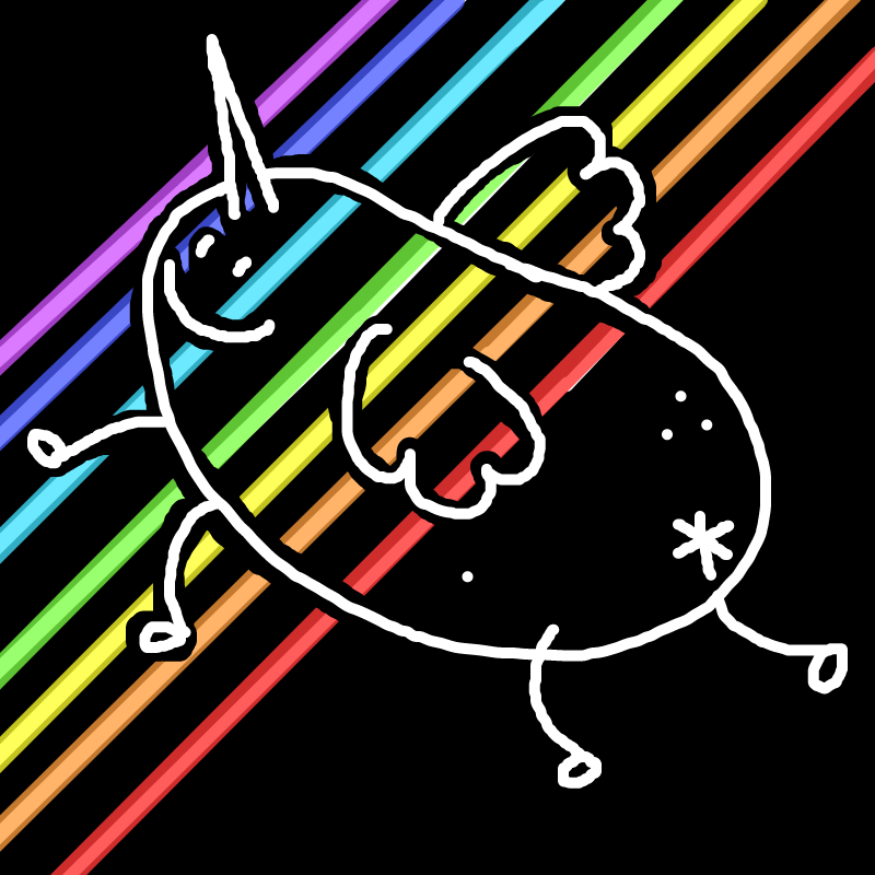 unicorn potato - Online Drawing Game Comic Strip Panel by Delete